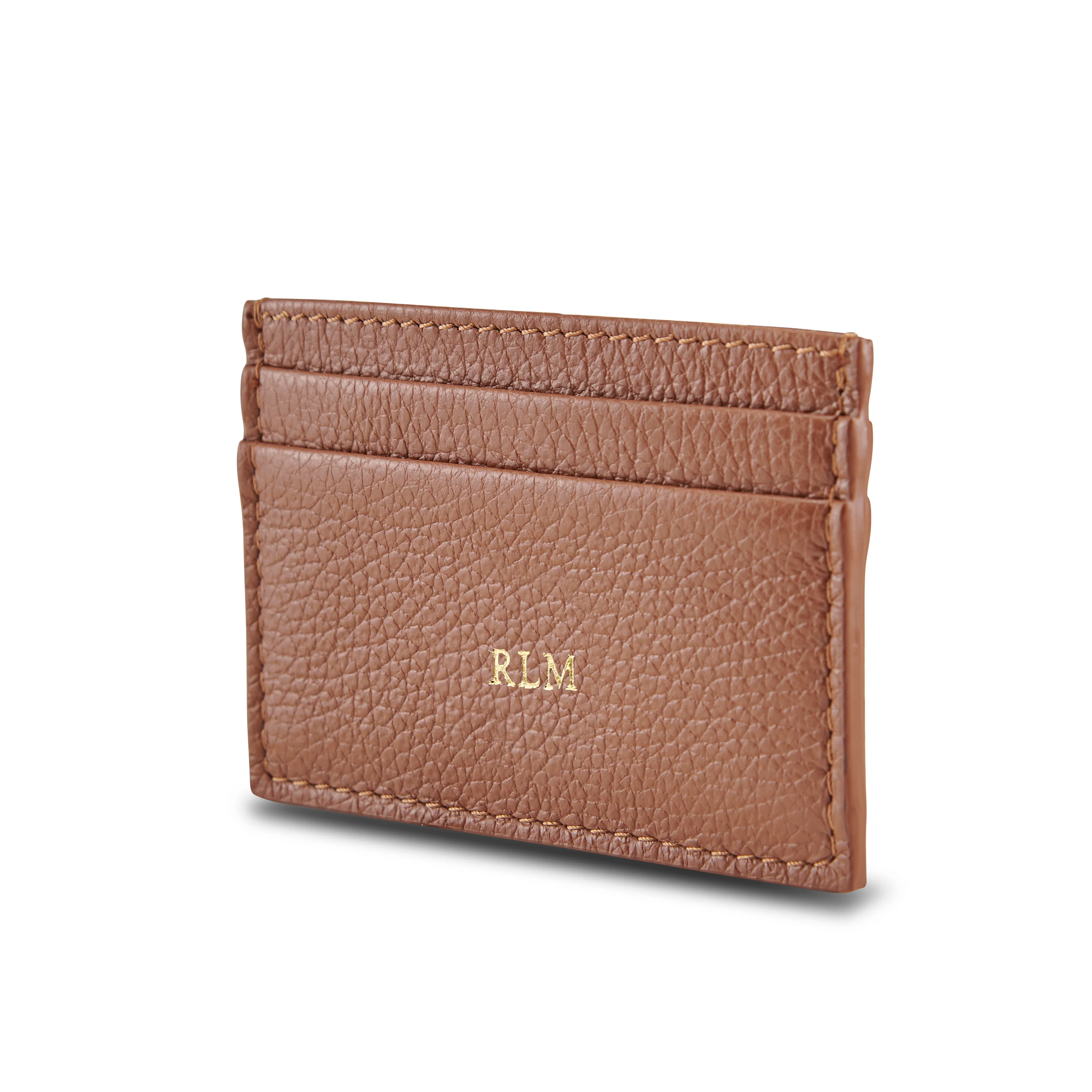 Card Holder Pebbled Leather - Image 3
