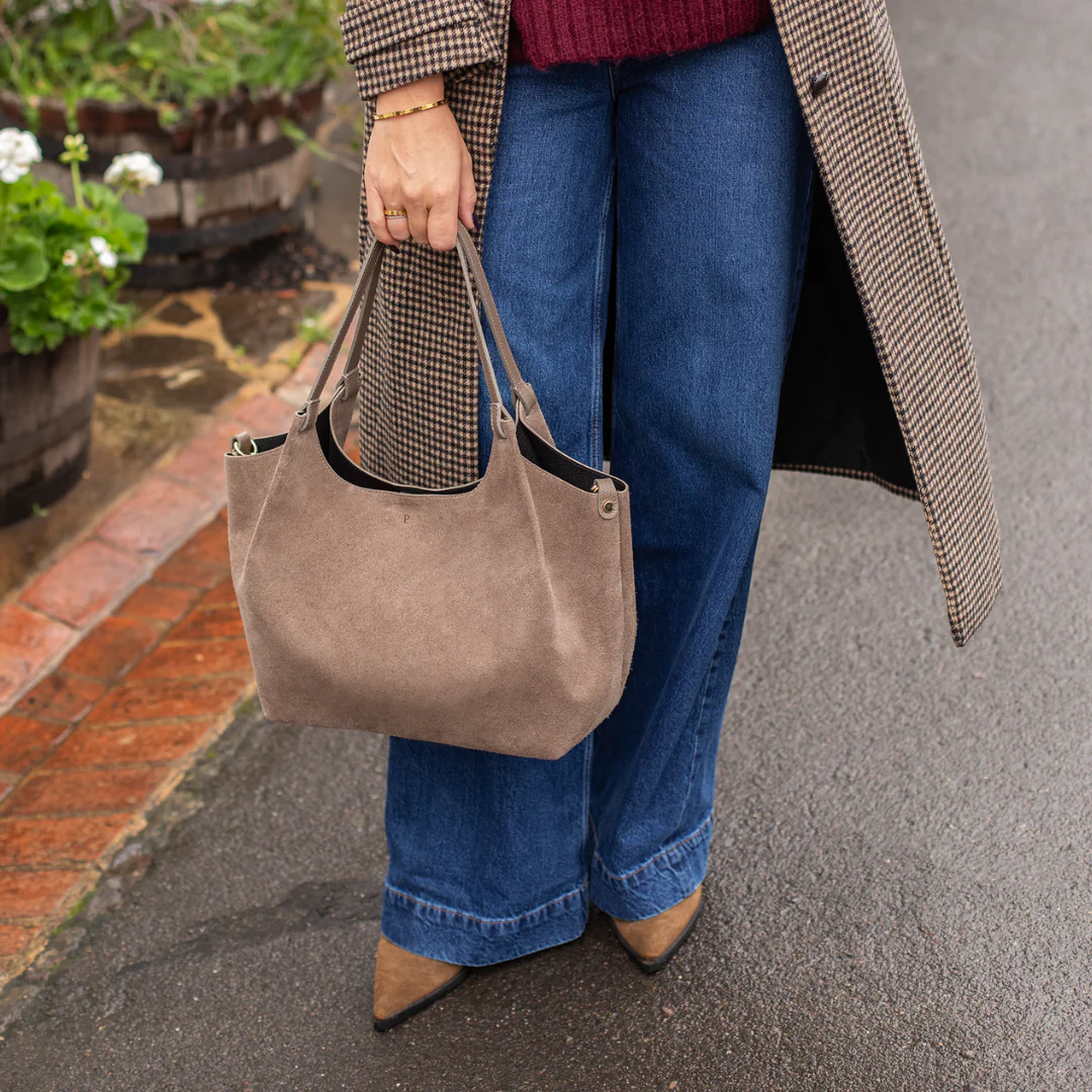Suede Lily Tote Bag - Image 15