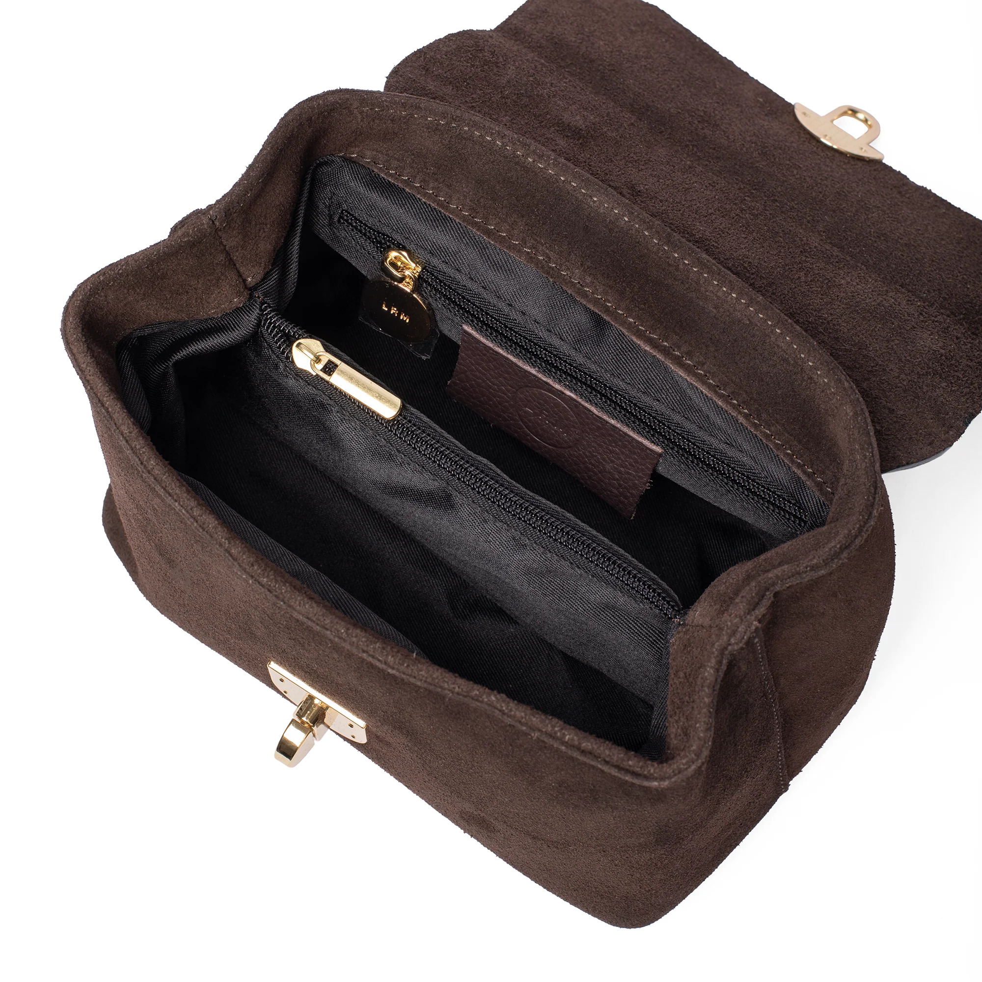 Suede Lucinda Top Handle - Image 17