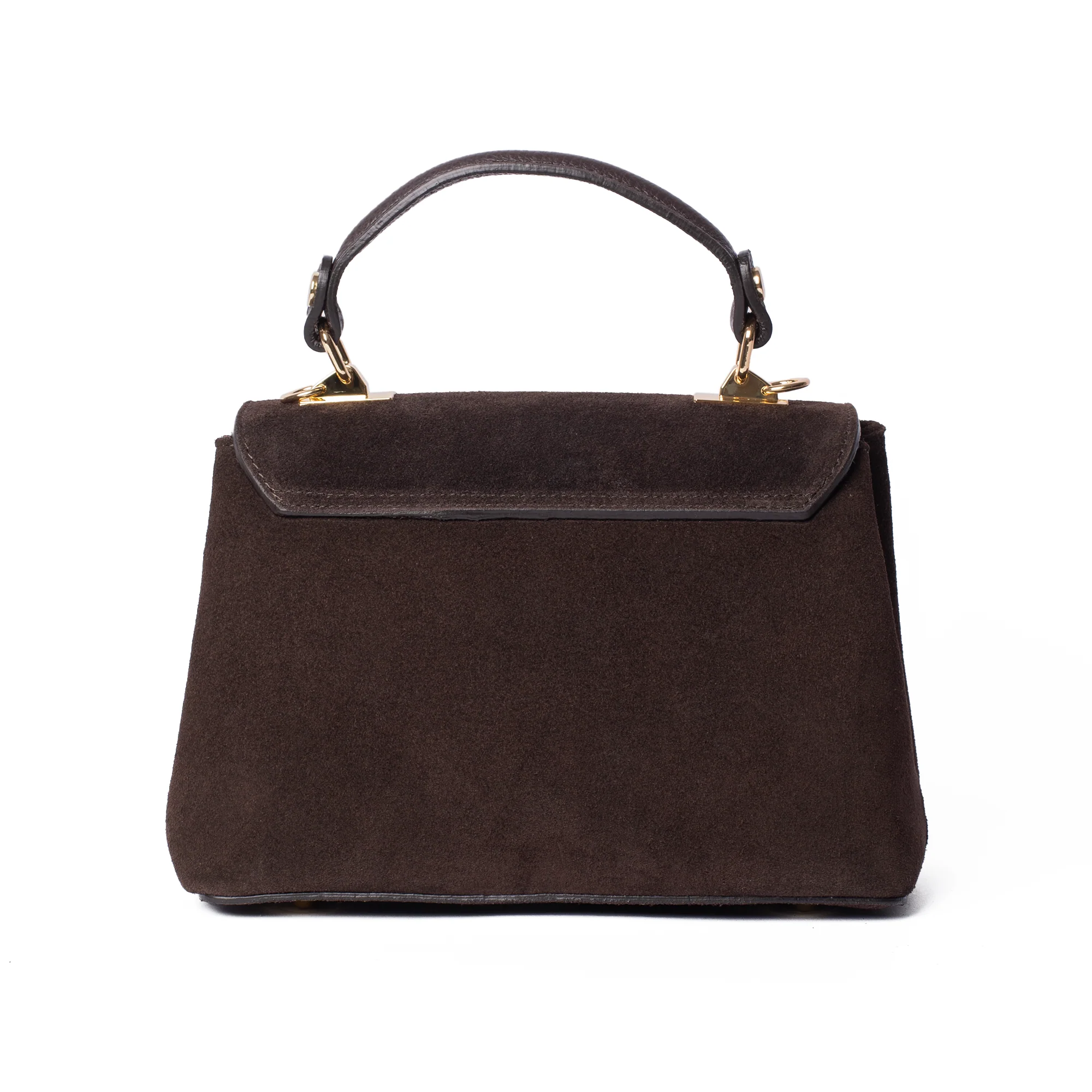 Suede Lucinda Top Handle - Image 18
