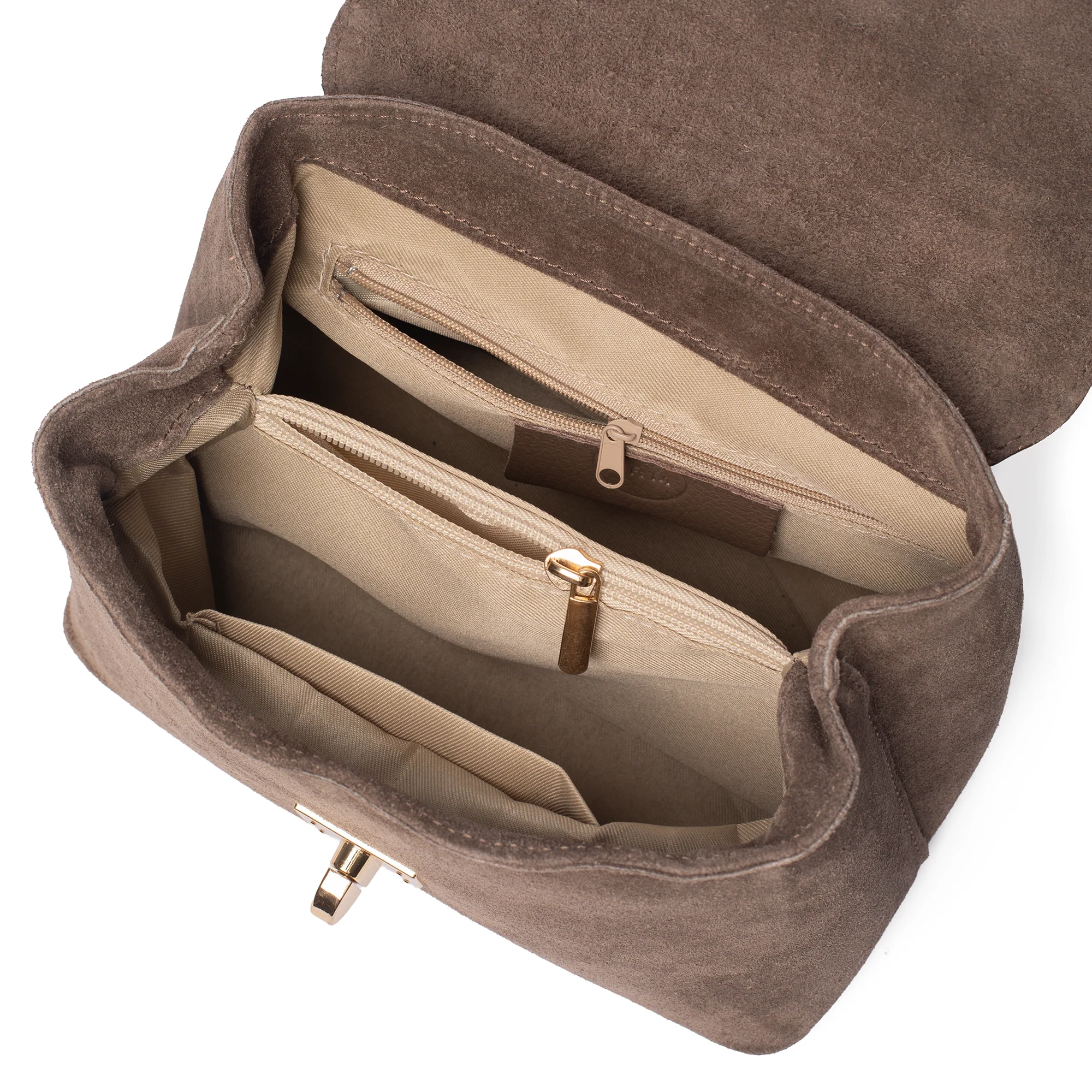 Suede Lucinda Top Handle - Image 21