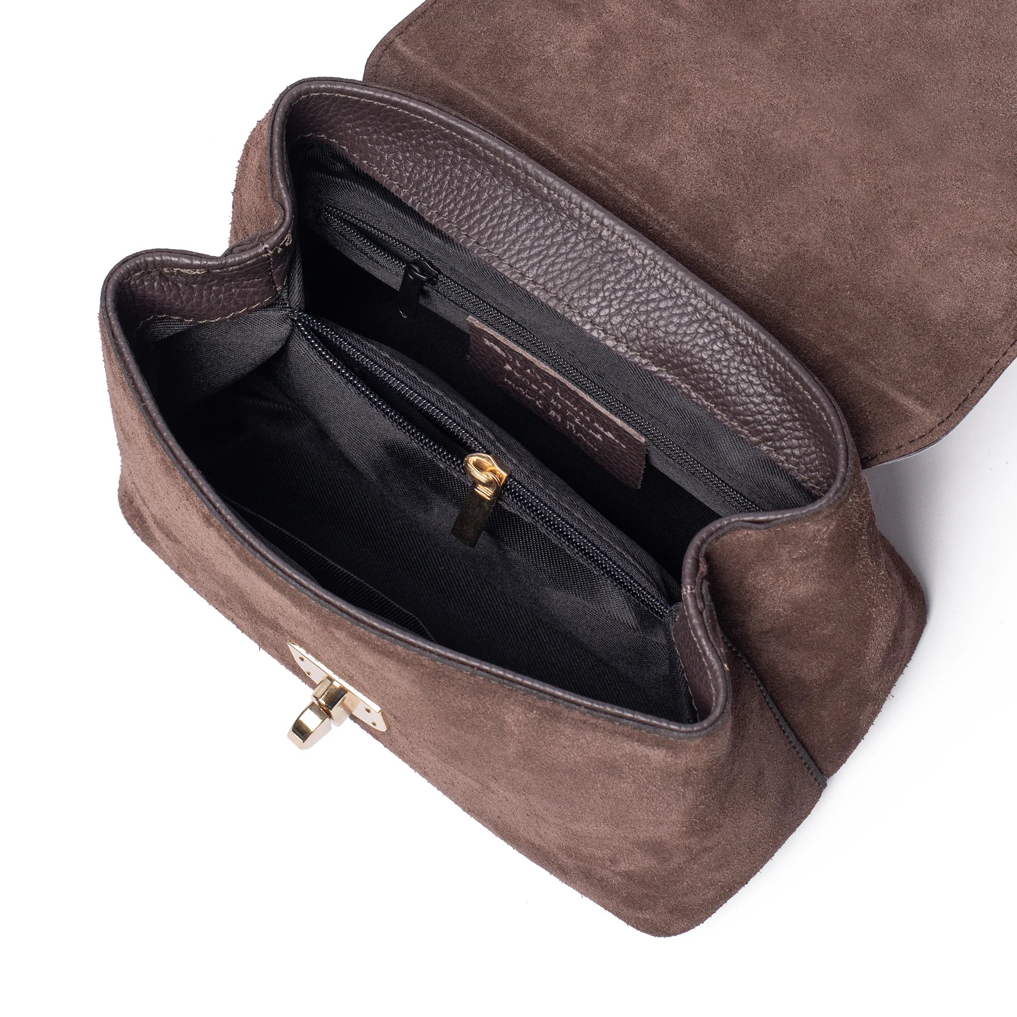 Suede Lucinda Top Handle - Image 7