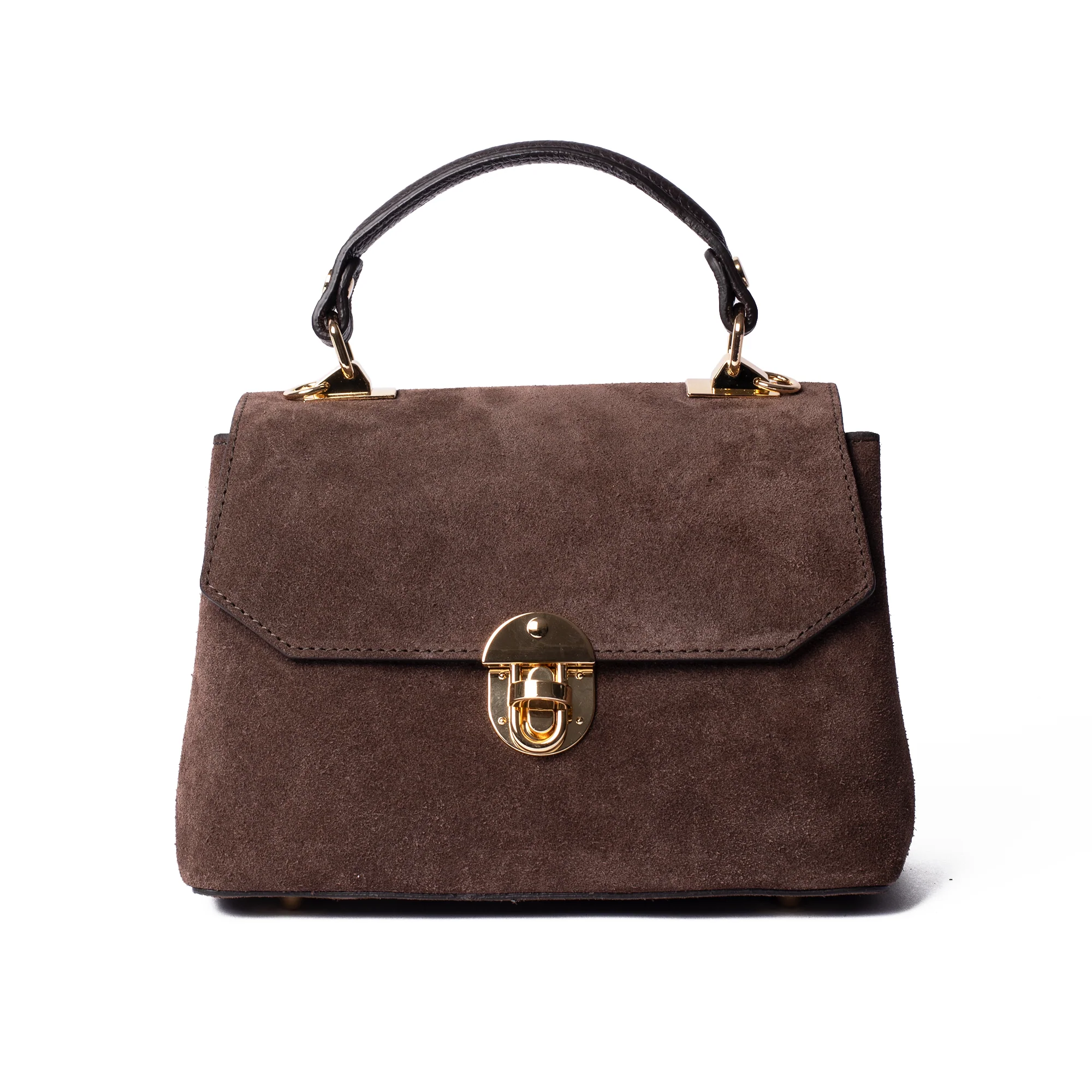 Suede Lucinda Top Handle - Image 9