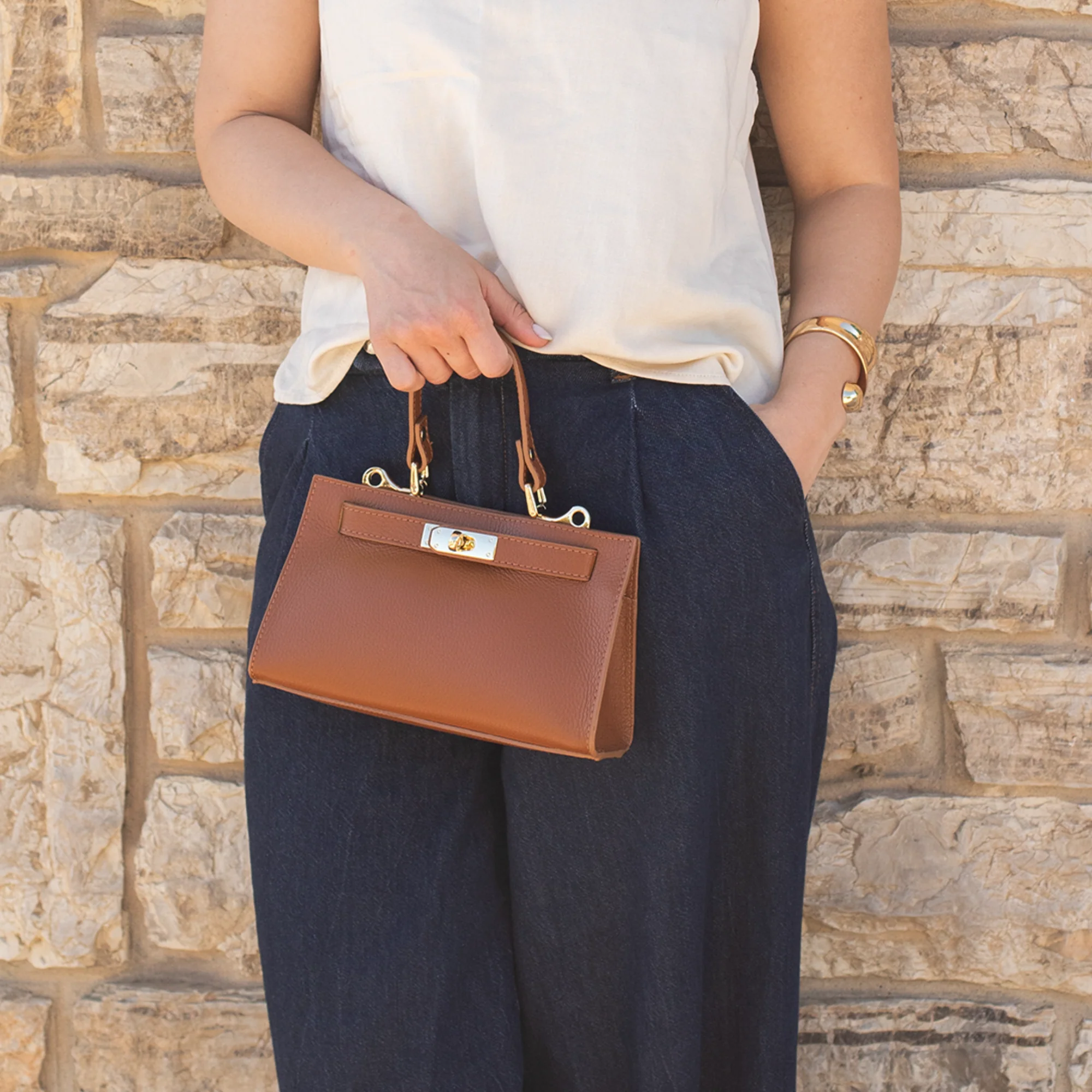 The Gigi Top Handle Bag - Image 15